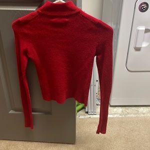 Red Long Sleeve Turtleneck